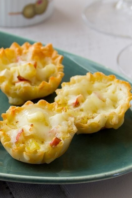 Mini Vegetable Quiche Phyllo Cups