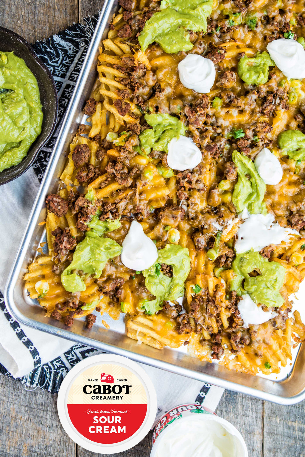 Taco Waffle Fry Nachos &ndash; Cabot Creamery