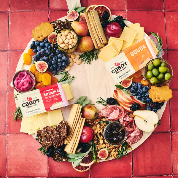Holiday Wreath Charcuterie Board
