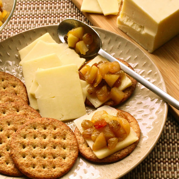 Caramelized Apples with Cheddar