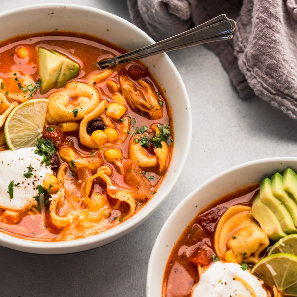 Chicken Tortilla Tortellini Soup