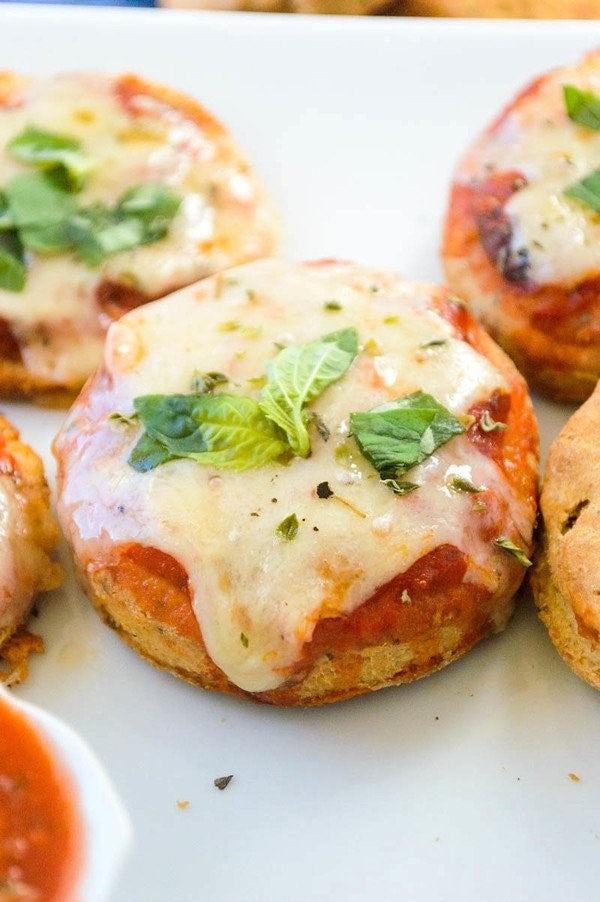 Whole Grain Cheesy Pizza Biscuits