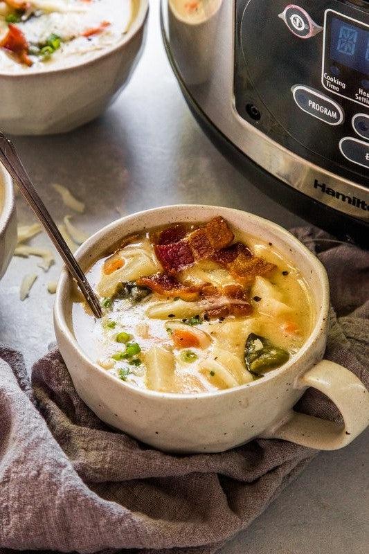 Baked Potato Soup - Spicy Southern Kitchen
