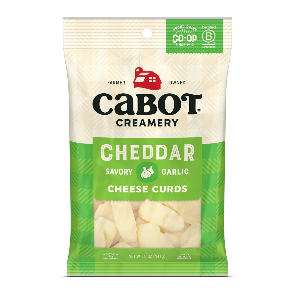Savory Garlic Cheddar Cheese Curds