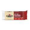 An 8 oz block of Cabot Creamery New York Extra Sharp Cheddar Cheese with a red and beige label, the Cabot logo, marked “Premium Naturally Aged sharp Cheddar” and “Lactose Free.”.