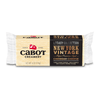 The 6 oz. packaging of Cabot Creamerys New York Vintage Cheddar Cheese highlights Legacy Collection and Extra Premium Aged on the label. This lactose-free, farmer-owned cheddar promises a bold, classic taste with a rich, complex flavor experience.