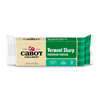 Cabot Creamery Vermont Sharp Cheddar Cheese, premium and naturally aged, comes in green and tan packaging, is lactose-free, and weighs 8 oz (226 g).