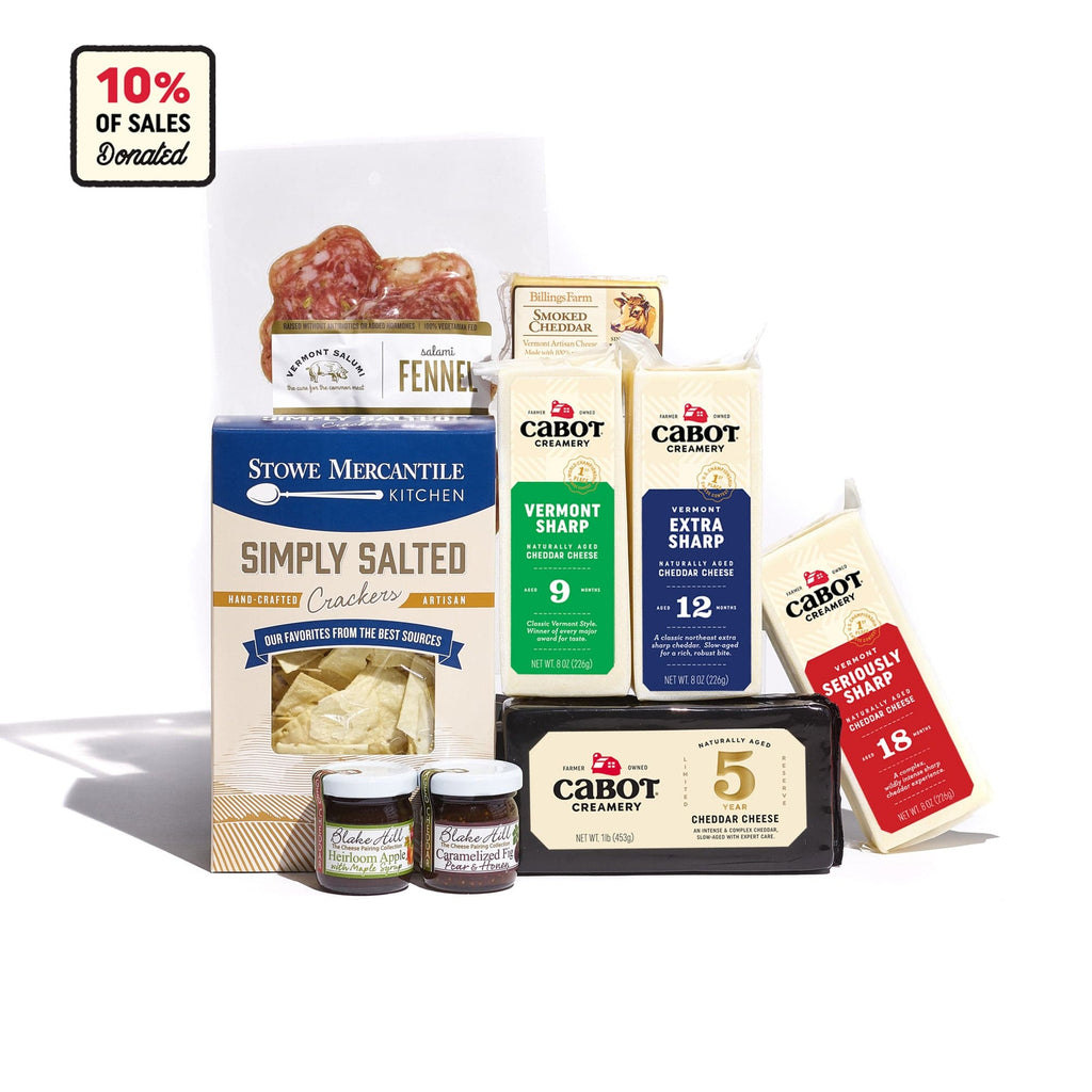 Classic Vermont Charcuterie Gift Box Cabot Creamery