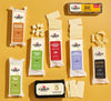 Cabot Cheeses on Yellow background