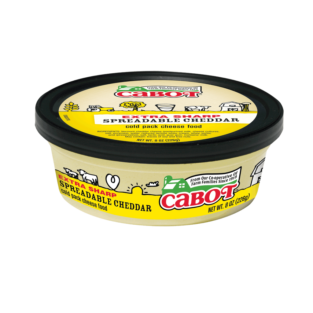 Cabot Creamery Extra Sharp Cheddar Cheese Cheese 8oz Spreadable 