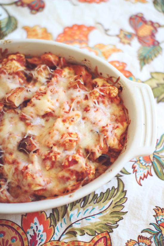 The Best Parmesan Chicken Bake