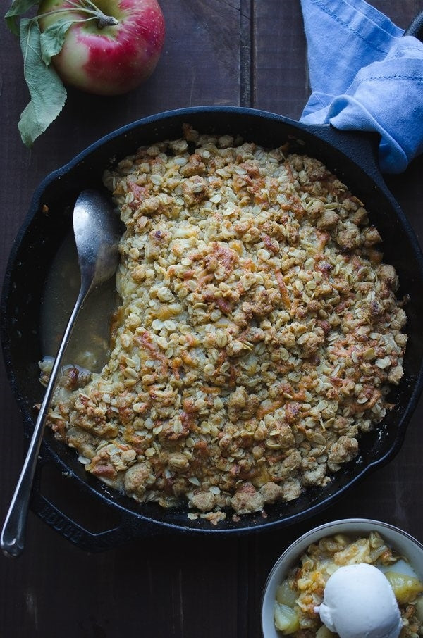 Apple Crisp with Cabot Cheddar