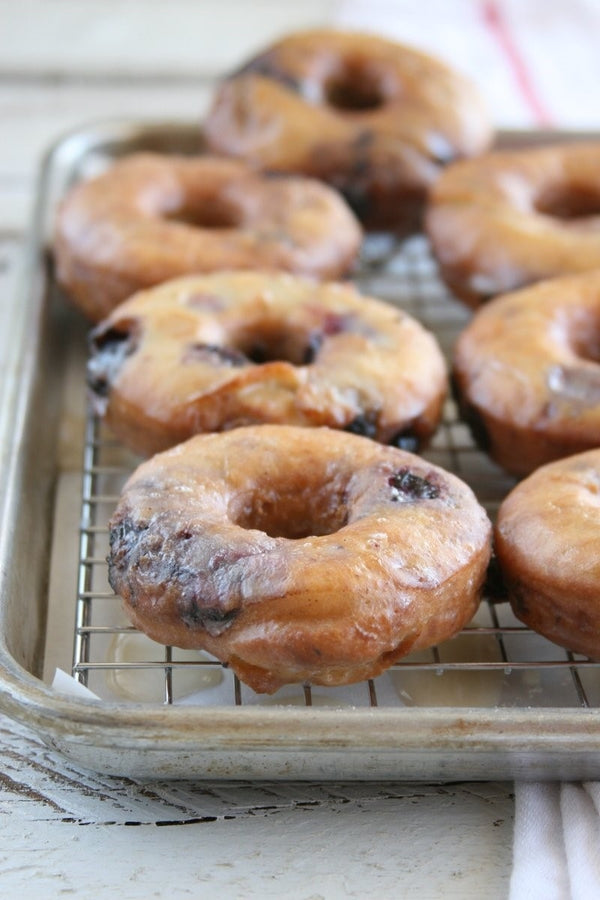 Blueberry Cake Donuts
