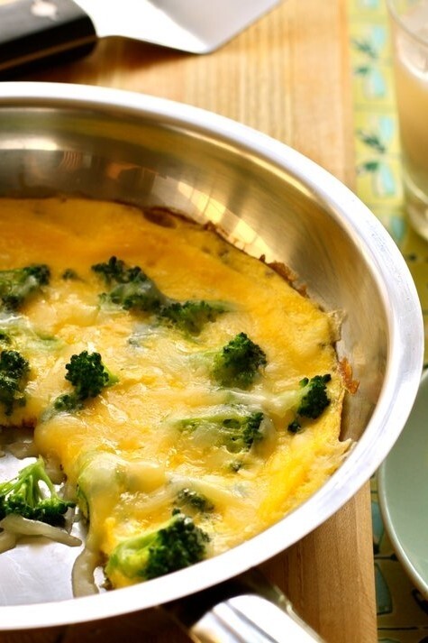 Broccoli and Cheddar Frittata