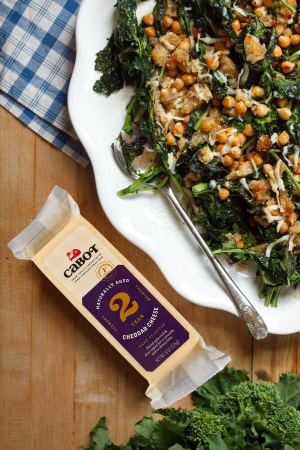 Broccoli Rabe Cheddar Gratin