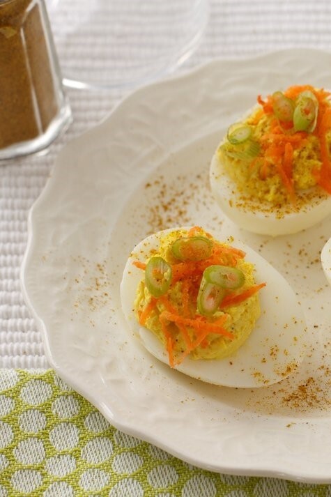 Cabot Yogurt Curry Deviled Eggs