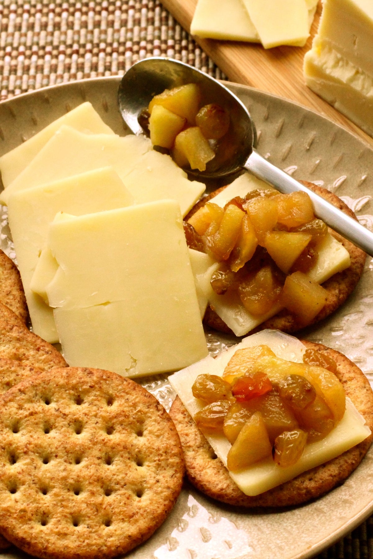 Caramelized Apples with Cheddar