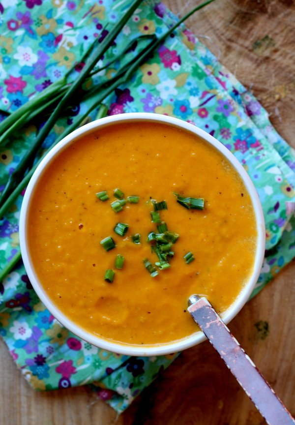 Cauliflower, Leek and Cheddar Soup