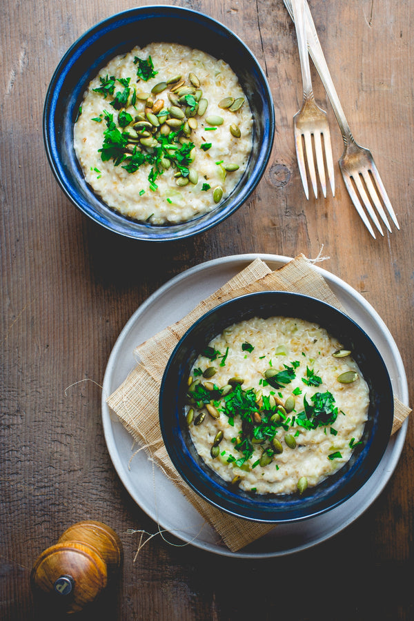 Cheddar Bulgur Risotto