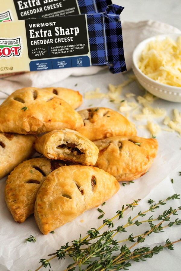 Cheddar, Thyme, and Caramelized Onion Hand Pies