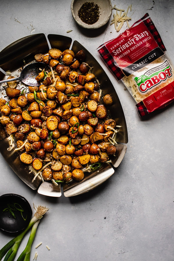 Cheesy Grilled Za’atar Potatoes