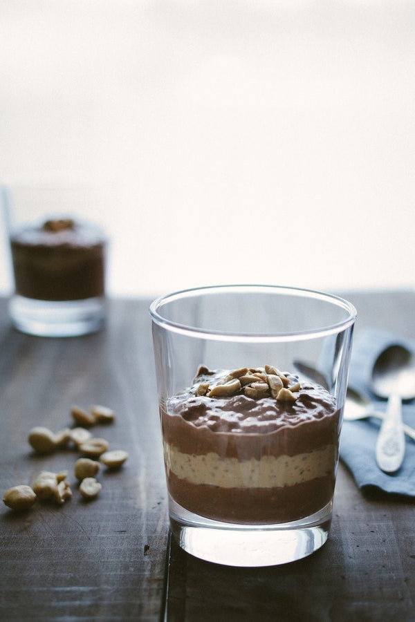 Chocolate Peanut Butter Cup Chia Pudding