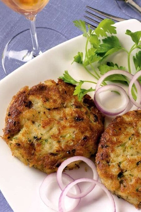 Crab Cakes with Cabot Horseradish Cheddar