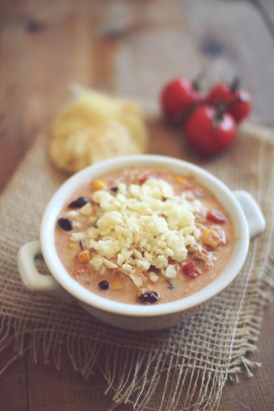 Creamy Chicken Enchilada Soup