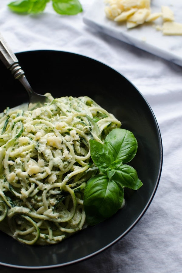 Creamy Pesto Zoodles