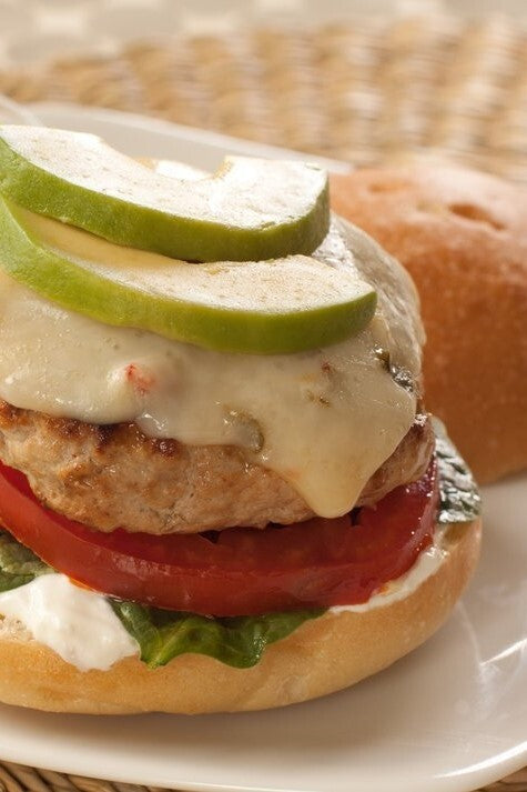 Easy Moist Turkey Cheeseburgers