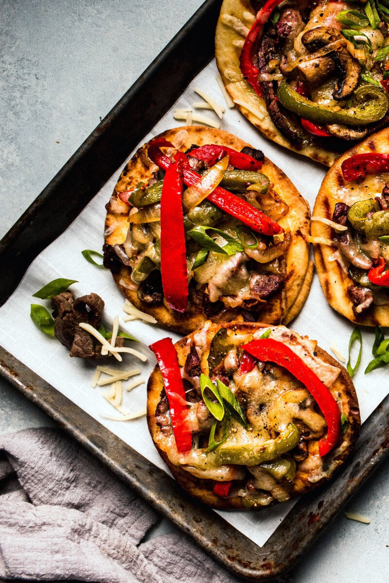 Grilled Cheesesteak Flatbread 