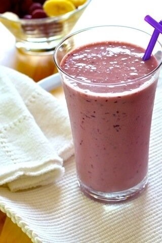 Grape-Banana Smoothies