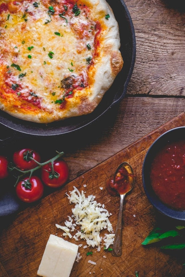 Grilled Margherita Pizza