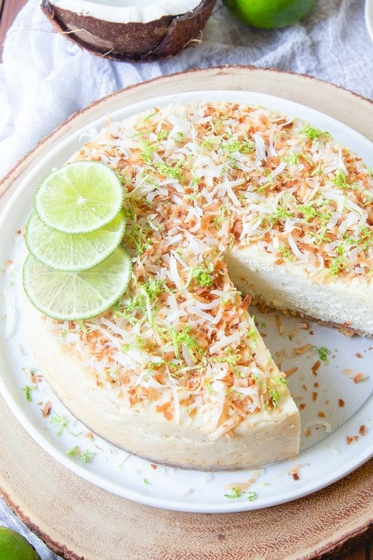 Instant Pot Coconut Lime Cheesecake