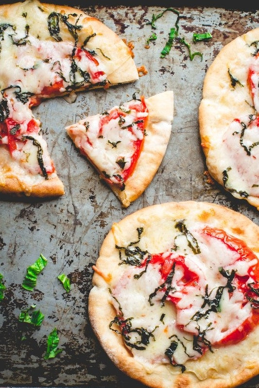 Italian Style Pita Bread Pizza