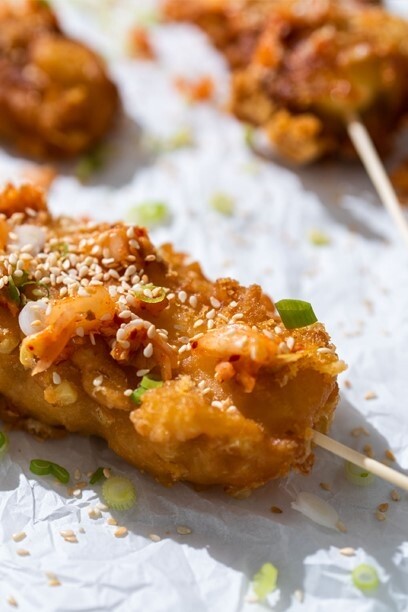 Korean Corn Dog Bites