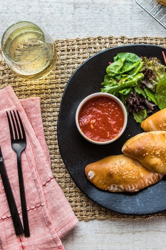 Mini Parmesan Chicken Calzones