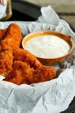Oven Fried Homemade Chicken Nuggets & Boneless Buffalo Wings
