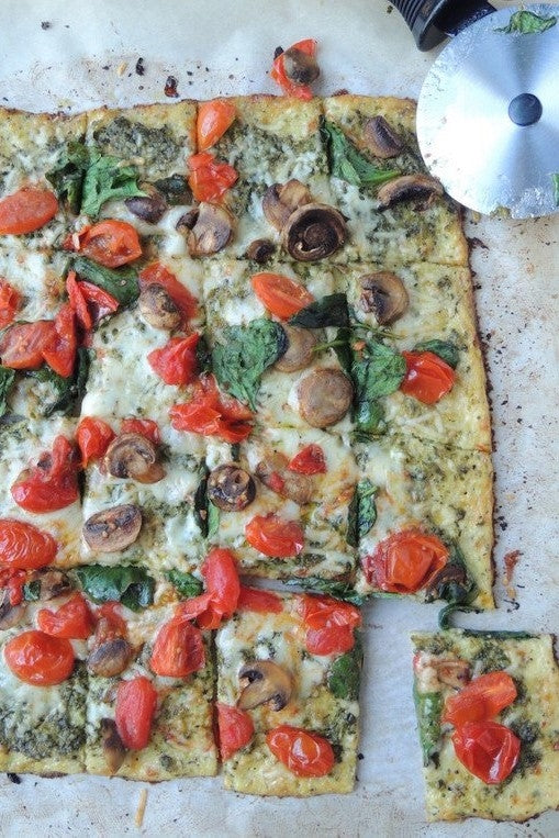 Pizza with Cauliflower Crust