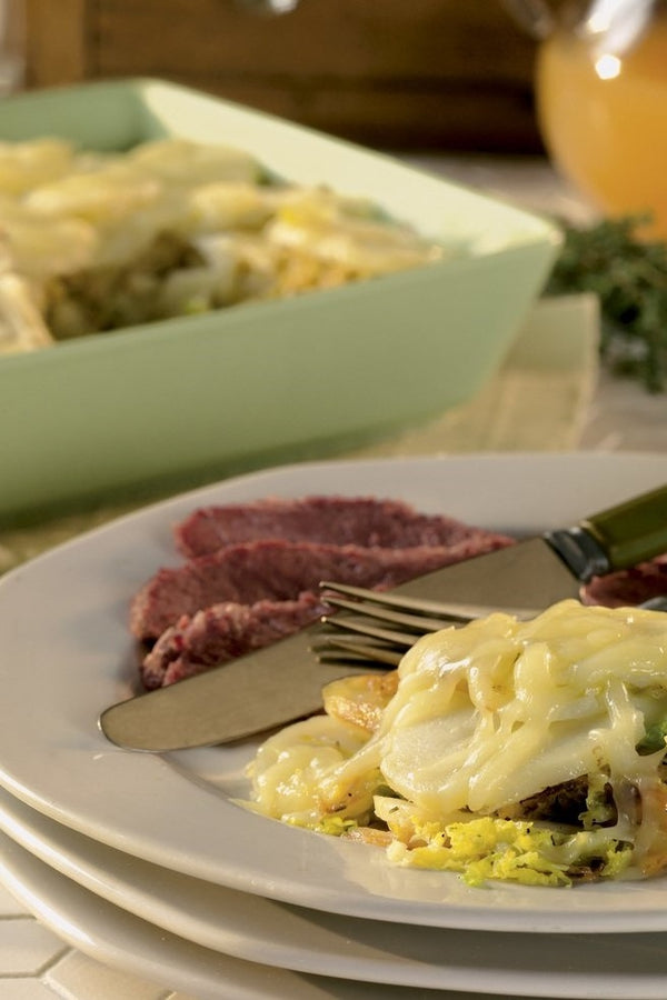 Potato, Cabbage & Cabot Cheddar Casserole