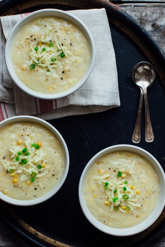 Potato, Cheddar & Corn Chowder