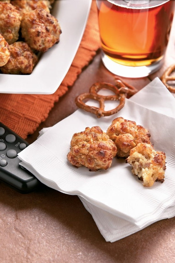 Sausage-Cabot Cheddar Balls