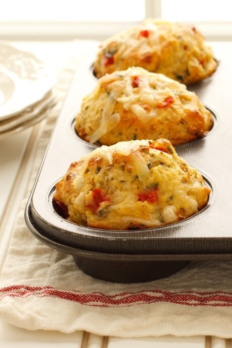 Savory Herb Corn Muffins