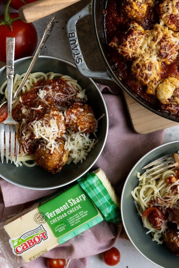 Simple Cheesy Italian Meatballs