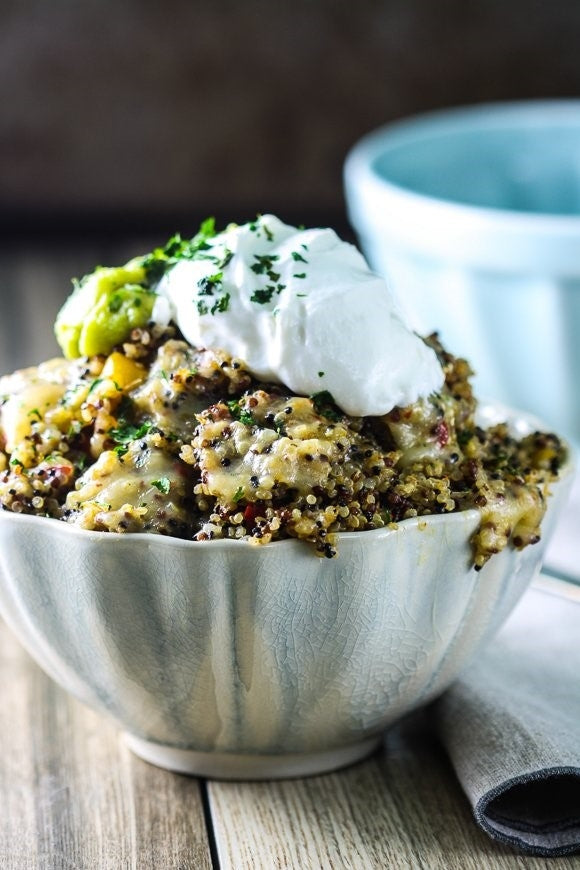 Slow Cooker Mexican Quinoa Casserole