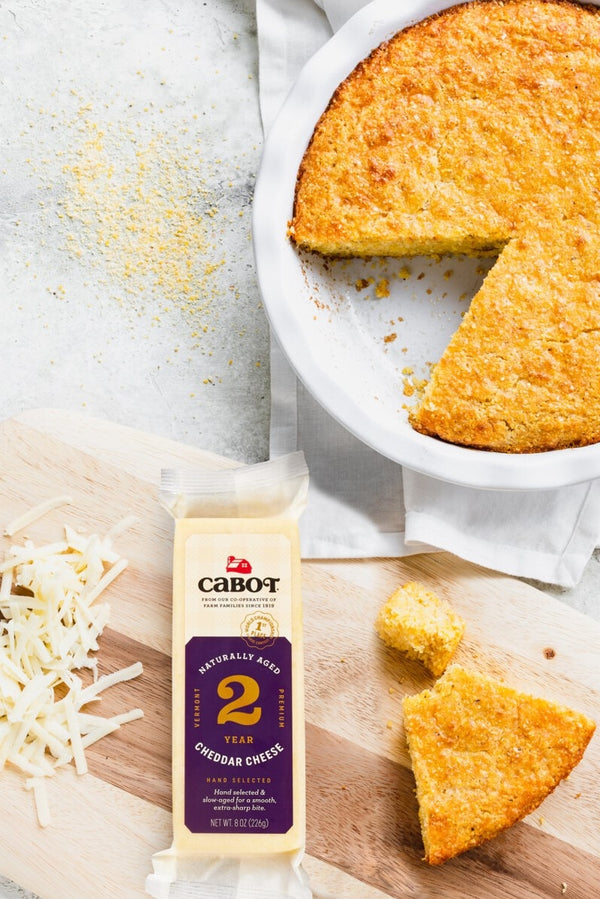 Cheddar Sourdough Discard Cornbread Recipe