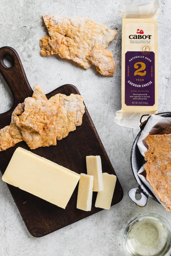 Sourdough Discard Cheddar Cheese Crackers