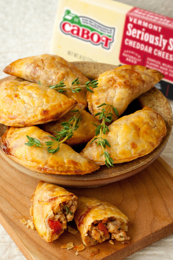 Spicy Pork & Cheddar Empanadas