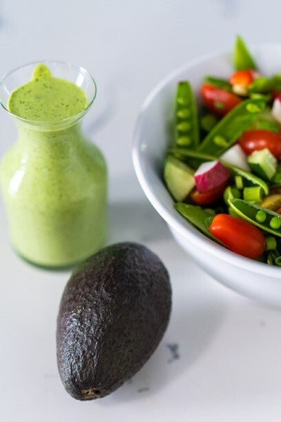 Summer Chopped Salad with Green Goddess Dressing