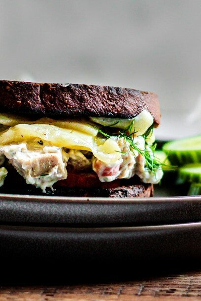 Tzatziki Chicken Salad Sandwiches